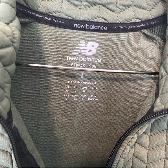 New Balance mens heat loft utility performance full zip jacket large - Picture 2 of 4